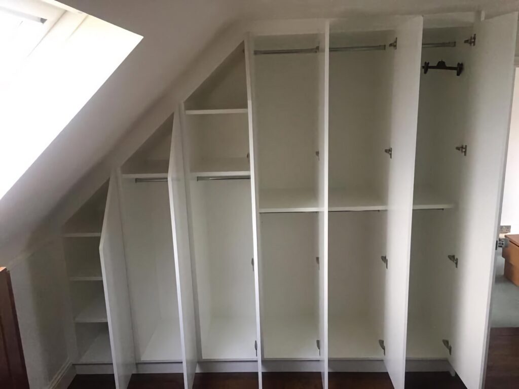Bespoke Fitted Wardrobes Loft Sloping Ceiling Trinity Joinery Bedrooms Trinity Joinery Jersey 2500