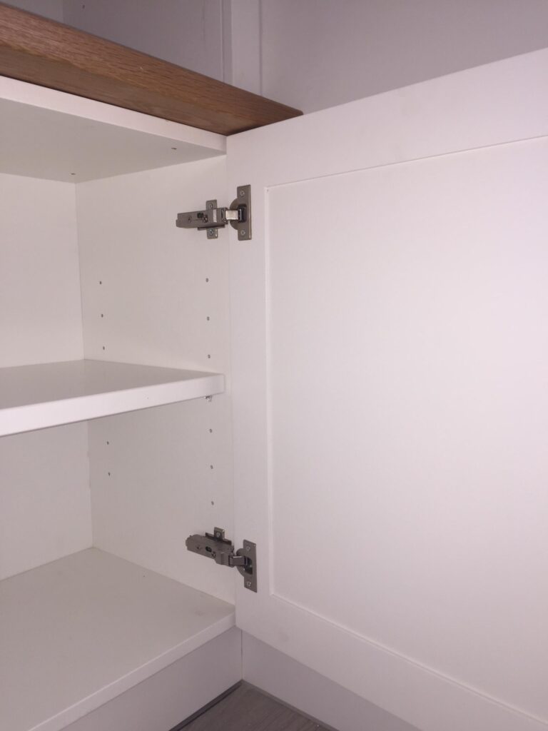 Bespoke Joinery White Cabinet Cupboard With Soft Close Hinges Cabinets Trinity Joinery Jersey