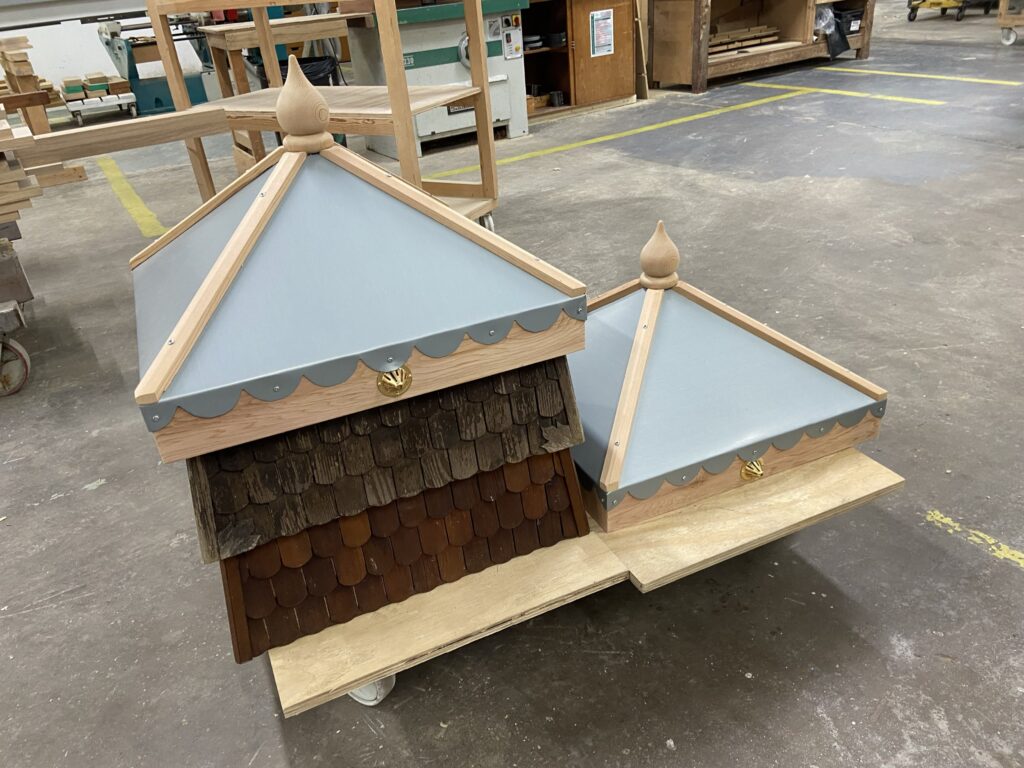 Bespoke Timber Beehive With Twin Decorative Roof Covers Bespoke Joinery Trinity Joinery Jersey 2500