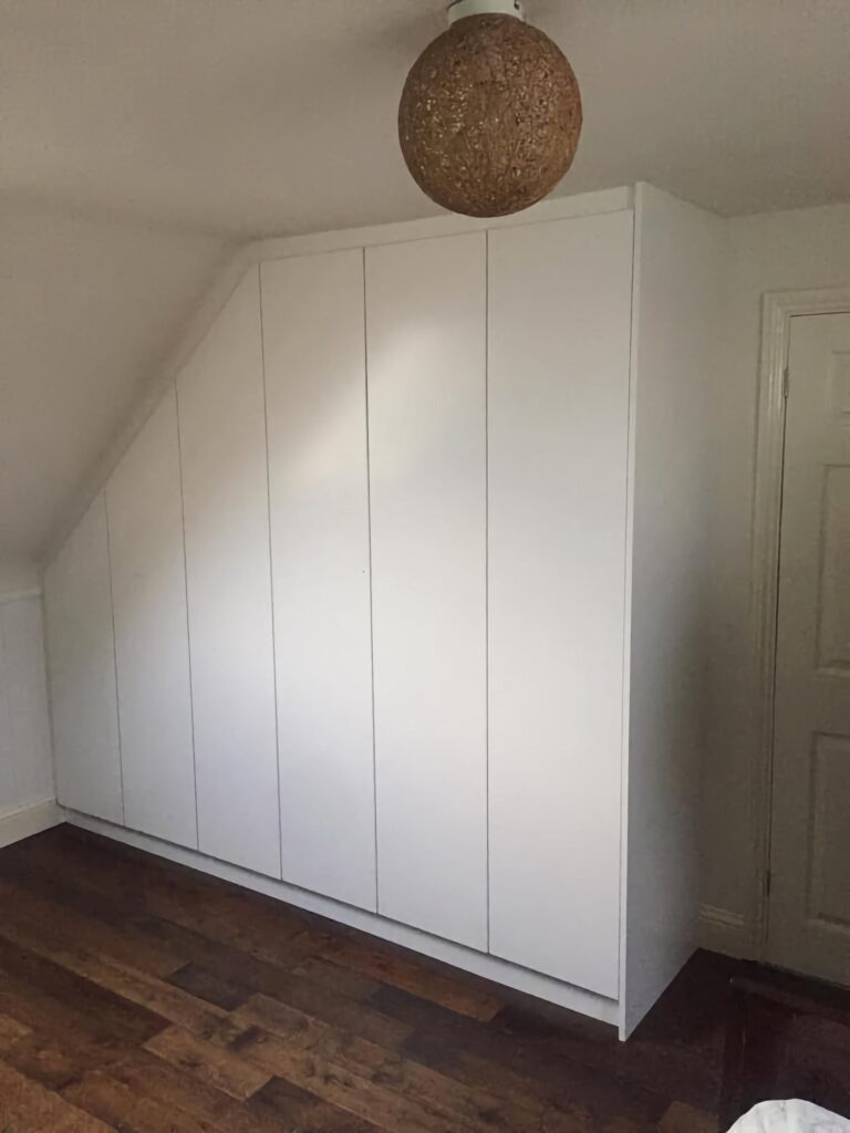 Custom Fitted Wardrobes Loft Sloping Ceiling Trinity Joinery Bedrooms Trinity Joinery Jersey 2500