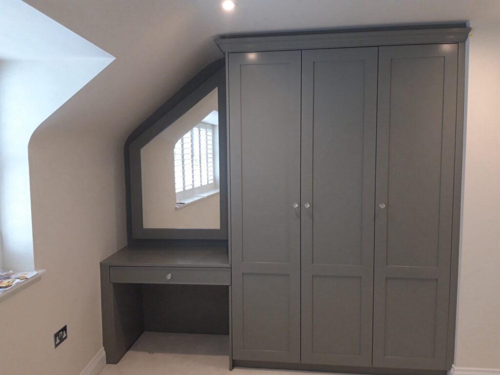 Fitted Bedroom Wardrobewith Dressing Table Bedrooms Trinity Joinery Jersey 2500