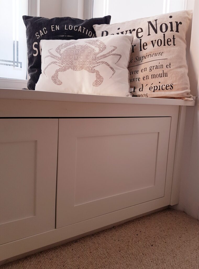 Fitted Window Seat Storage White Cabinet Trinity Joinery Cabinets Trinity Joinery Jersey 2500