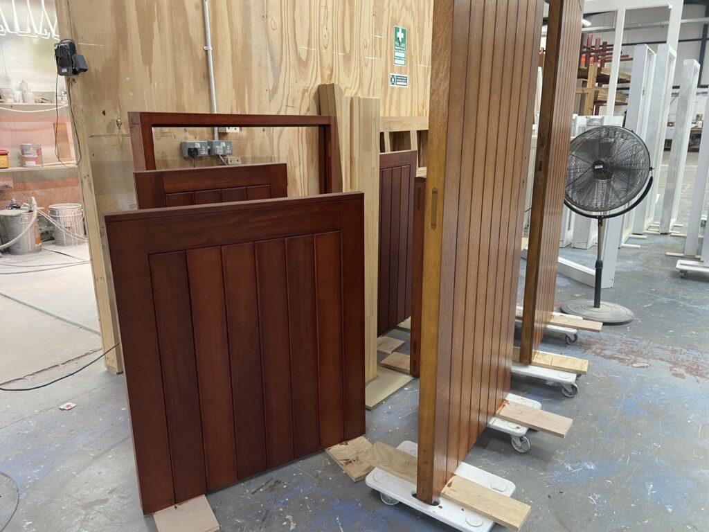 Woods & Finishes 4 Hardwood Gates Deep Mahogany Golden Oak Finishes Woods Finishes Trinity Joinery Jersey 2500