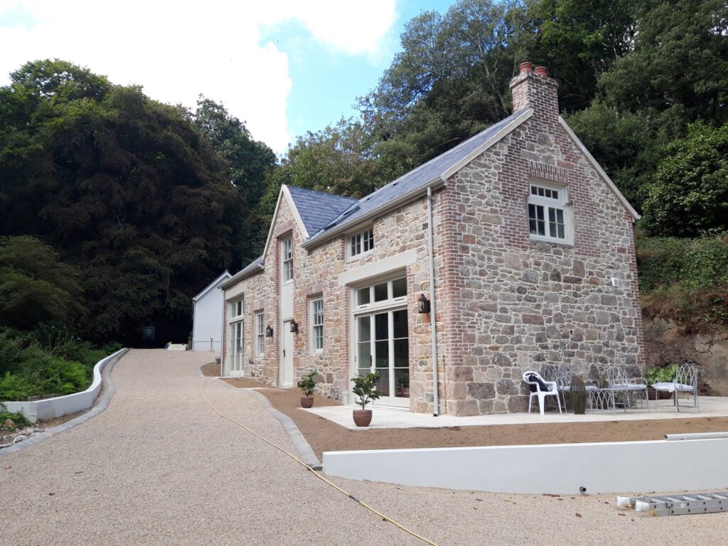 Stone House Exterior Bespoke Windows Trinity Joinery Trinity Joinery Jersey 2500