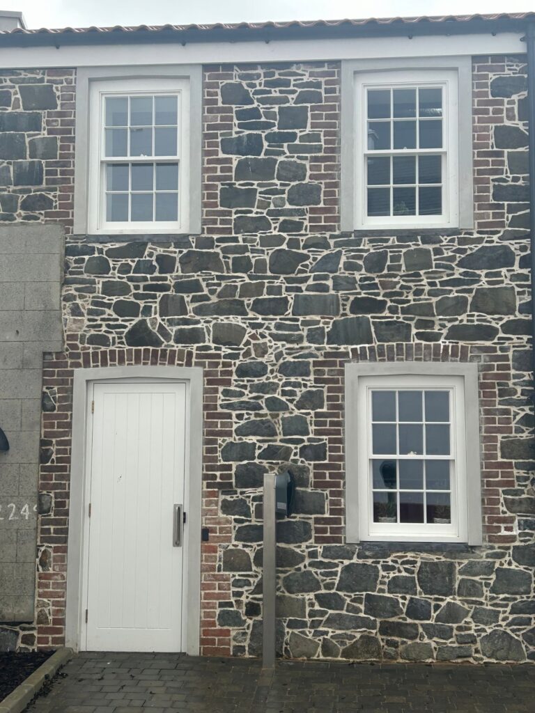 White Timber Door And Sash Windows Trinity Joinery Jersey 2500