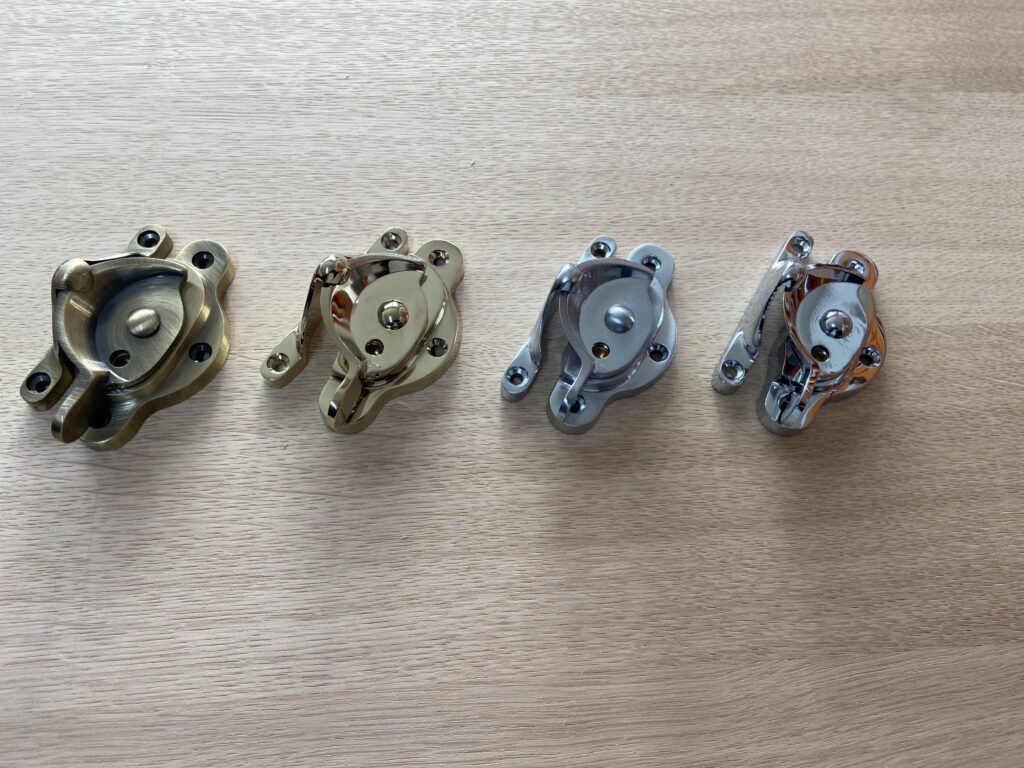 Window Fasteners Brass And Chrome Finishes Accessories Trinity Joinery Jersey 2500